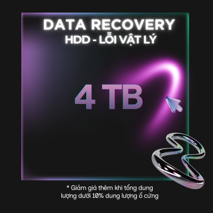 Data Recovery HDD - Lỗi Vật Lý 4TB