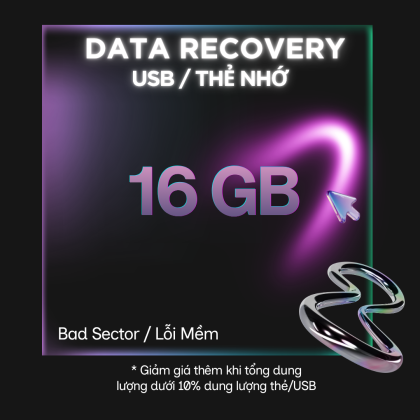 Data Recovery USB / Thẻ Nhớ -  Bad Sector ≤16GB