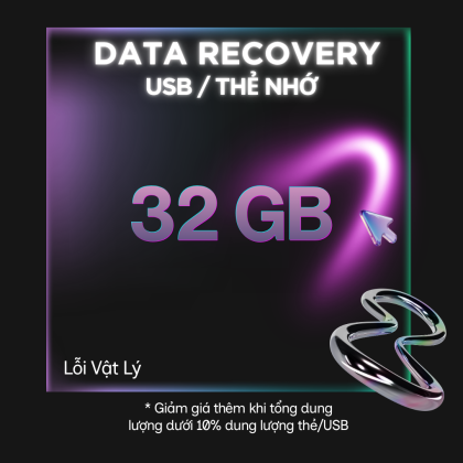Data Recovery USB / Thẻ Nhớ - Lỗi Vật Lý 32GB